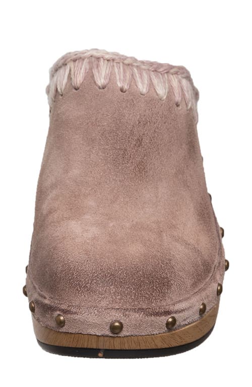 Antelope Hedy Whipstitch Clog In Taupe