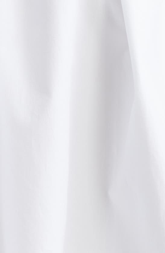Shop Max Mara Tea Belted Cotton Tunic In White