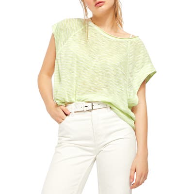 Free People Halo Stripe Tee, Green
