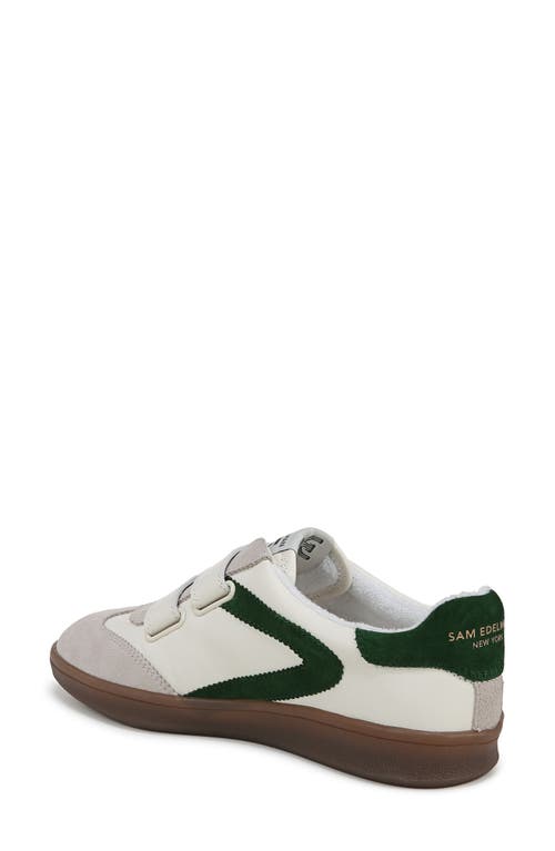 Shop Sam Edelman Talia Sneaker In Optic White/bright Pine