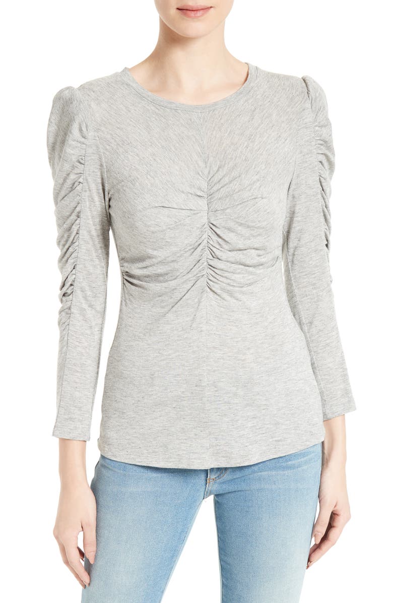 Rebecca Taylor Ruched Tee | Nordstrom
