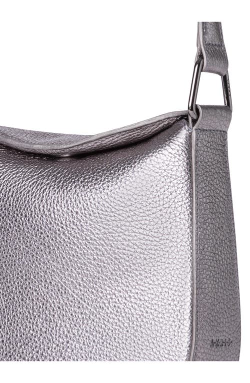 AKRIS AKRIS MINI ANNA LEATHER HOBO BAG 