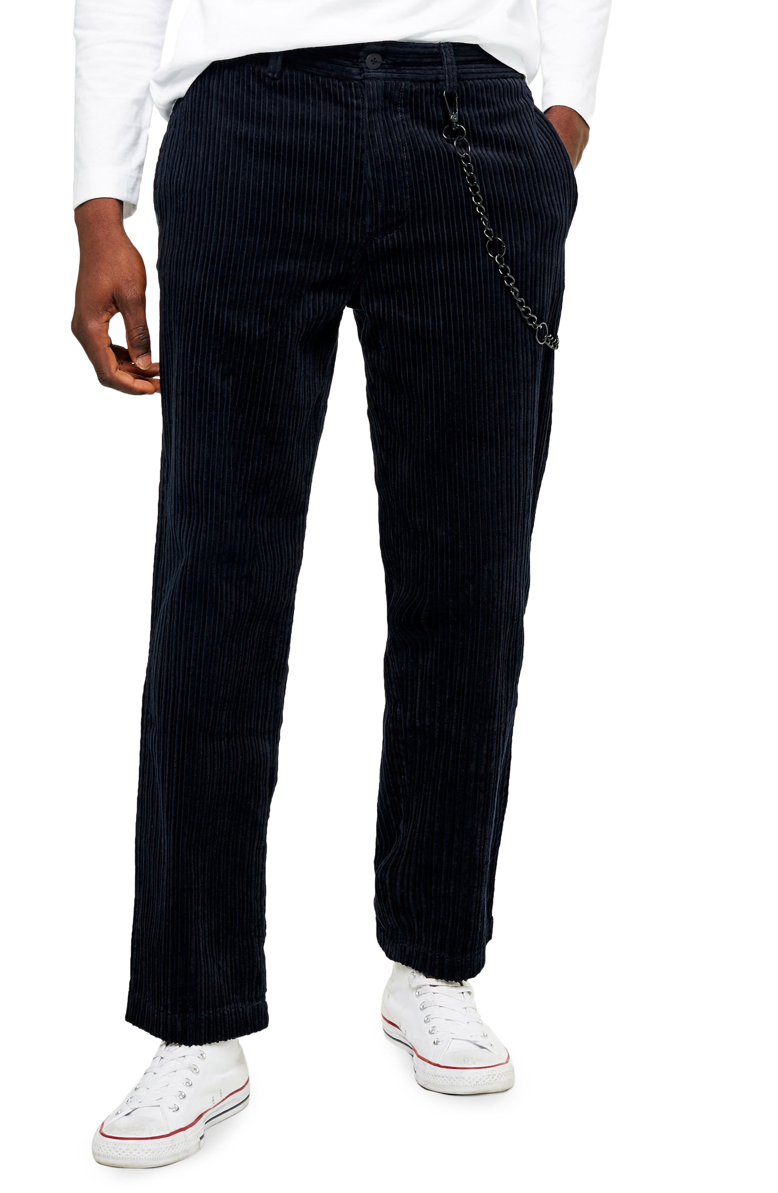 wide leg corduroy trousers