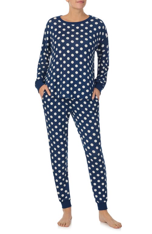 Shop Kate Spade New York Print Pajamas In Navy Multi Print