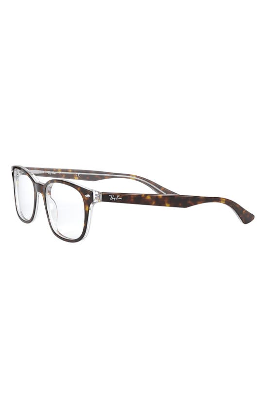 Shop Ray Ban 53mm Optical Glasses In Havana