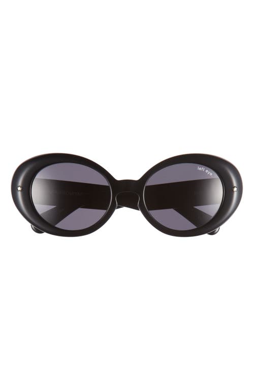 TAKAHIROMIYASHITA TheSoloist. Kurt 55mm Oval Sunglasses in Black at Nordstrom