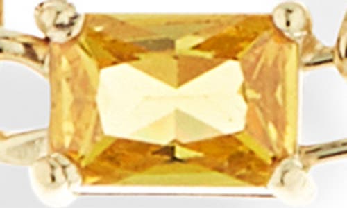 Meshmerise Birthstone Necklace In Yellow-november