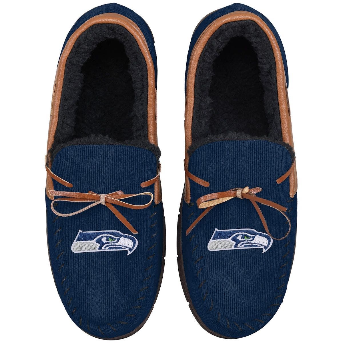 seahawks slippers for men