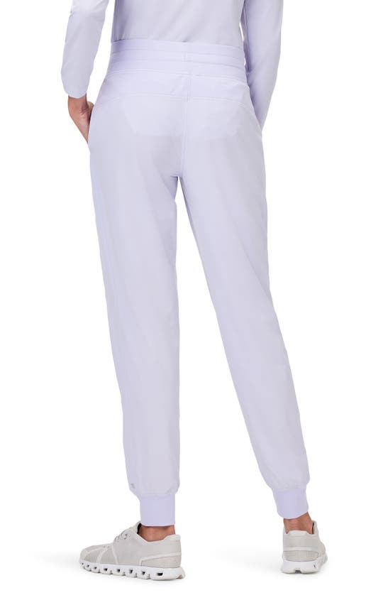 Shop Nz Active By Nic+zoe Tech Stretch Ruched Joggers In Wisteria