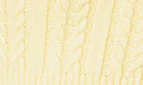 Shop Edikted Mallory Cable Stitch Crop Sweater In Yellow
