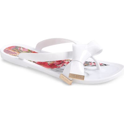 Ted Baker London Luzzis Flip Flop, White
