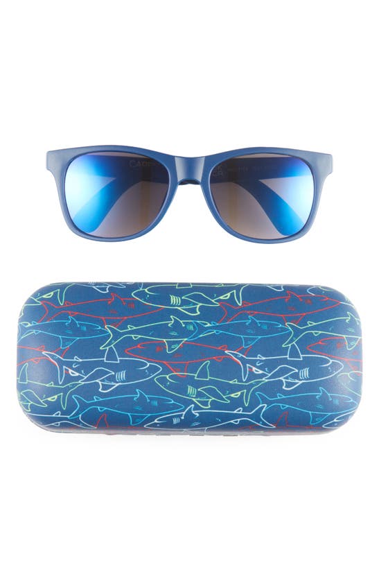 Shop Capelli New York Kids' Multi Shark Sunglasses & Case Set In Navy Combo