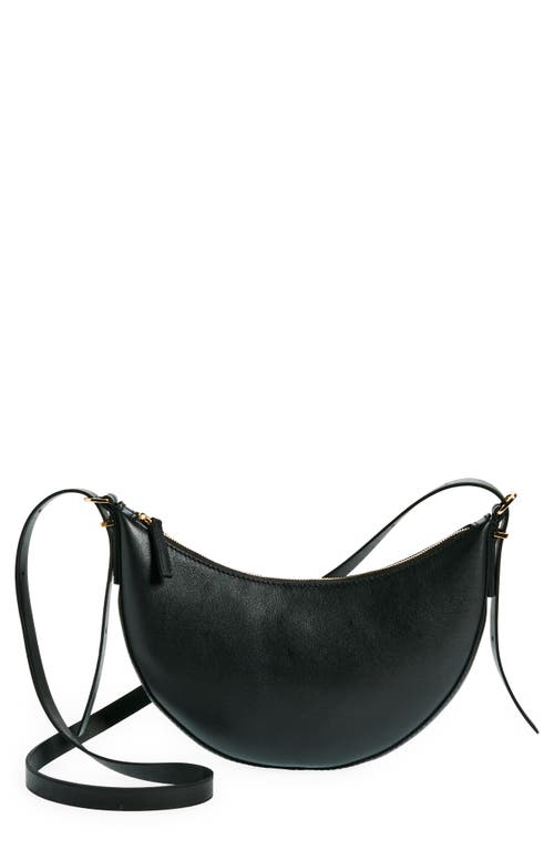 Mini The Essential Convertible Top Handle Crossbody Bag in True Black