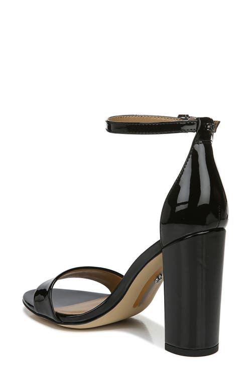 Shop Sam Edelman Yaro Ankle Strap Sandal In Black/black