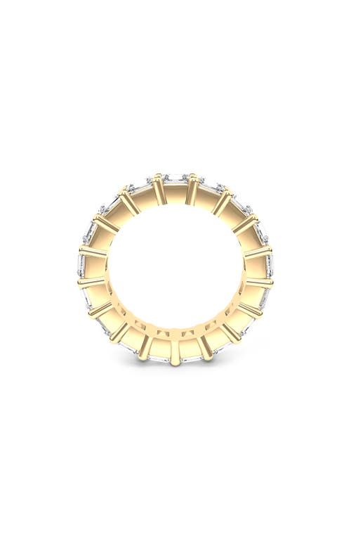 Hautecarat Lab Created Diamond Eternity Ring In Yellow Gold