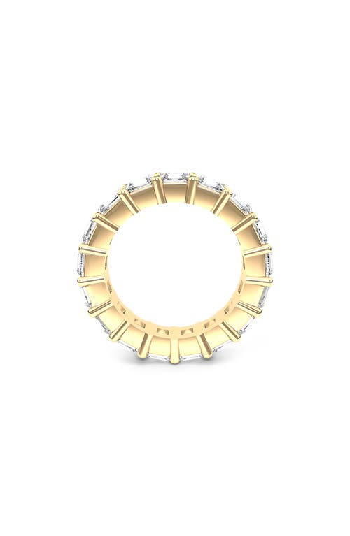 Shop Hautecarat Lab Created Diamond Eternity Ring In Yellow Gold