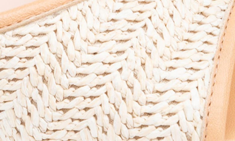 Shop Patricia Green Sienna Raffia Slide Sandal In Beige