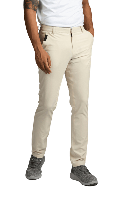 Shop Reflo Sidra  4-way Stretch Modern Active Trouser In Sand