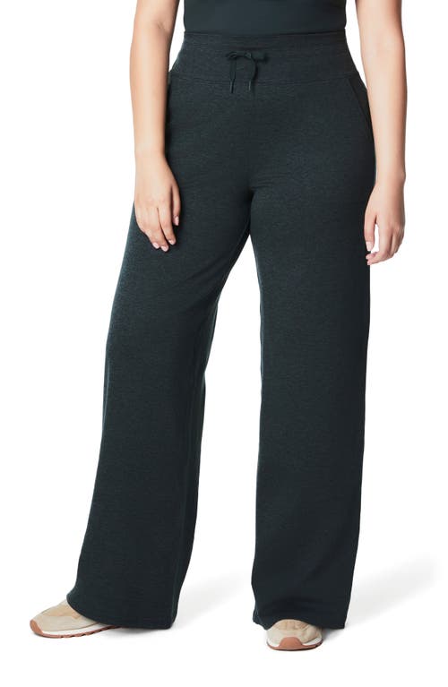 Shop Spanx ® Skysoft Wide Leg Pants In Essex Green Heather