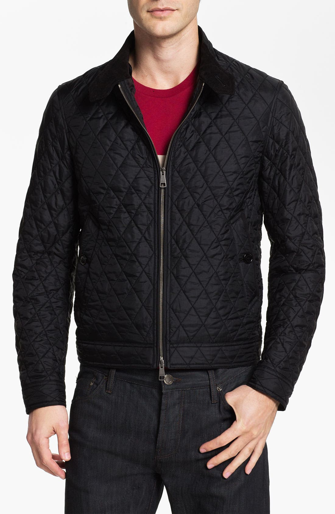 Burberry Brit 'Howson' Quilted Bomber 