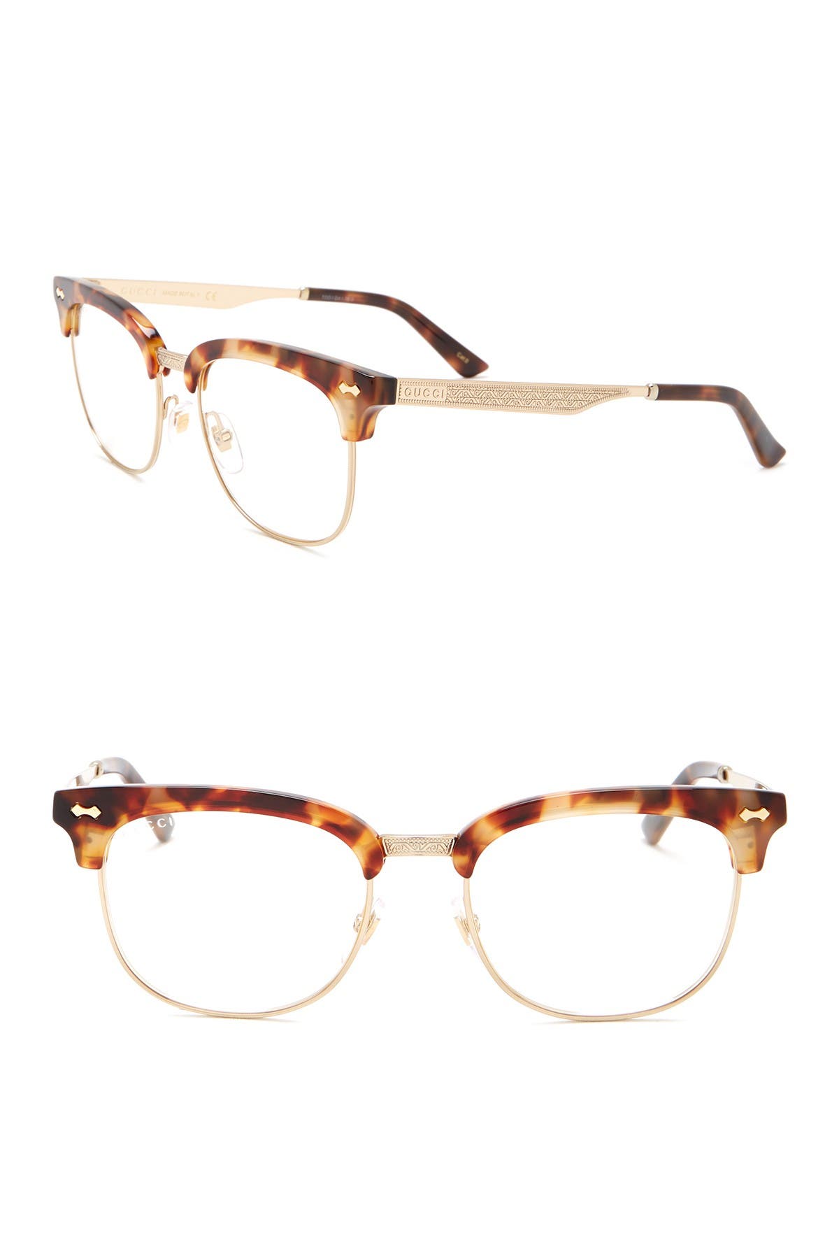 GUCCI | 52mm Clubmaster Optical Frames 