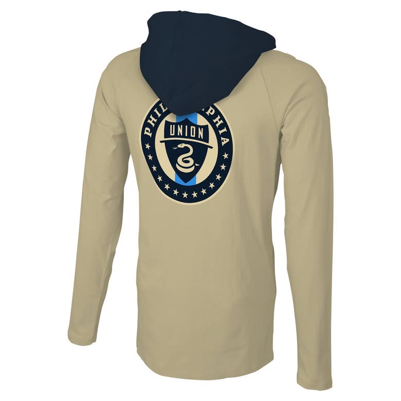 Shop Stadium Essentials Gold Philadelphia Union Tradition Raglan Hoodie Long Sleeve T-shirt