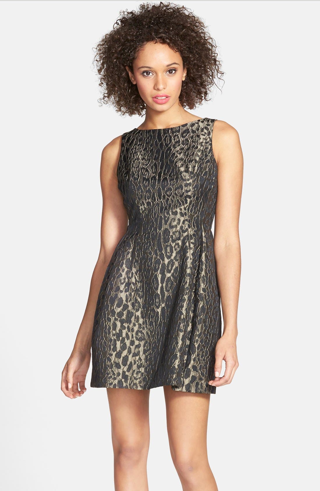 Alexia Admor Sleeveless Jacquard Fit & Flare Dress Nordstrom