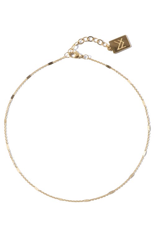 Windsor Chain Anklet in Gold