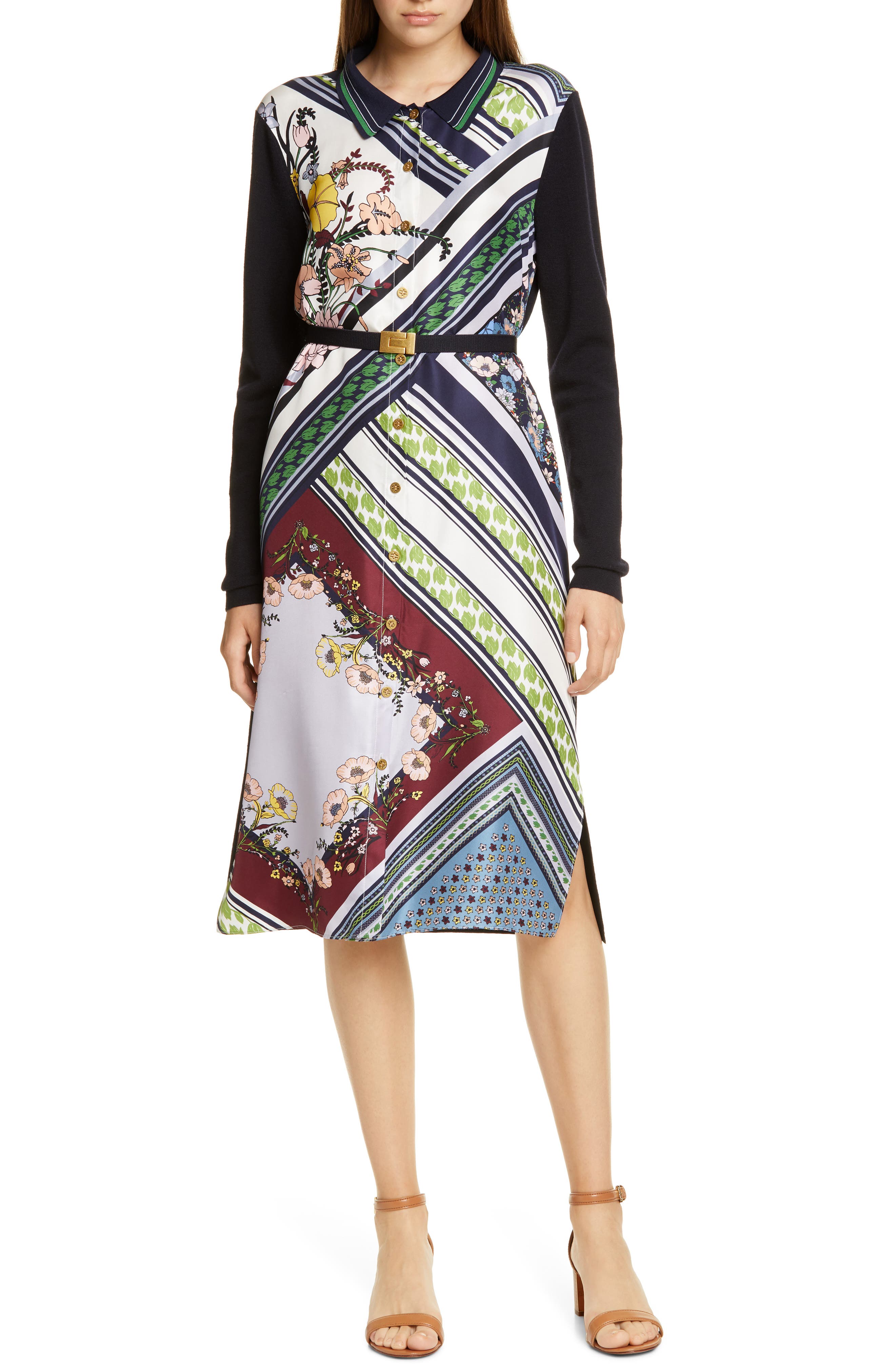 tory burch shirt dress