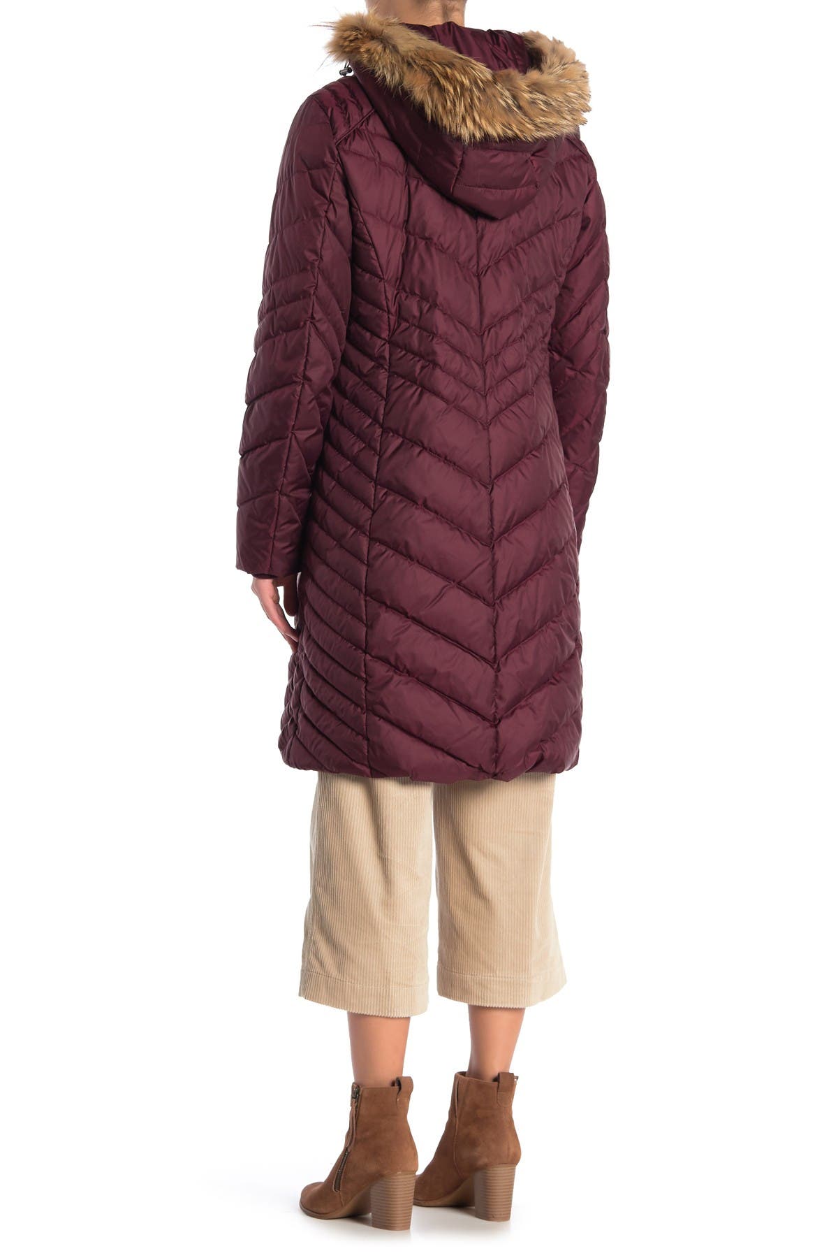 andrew marc coyote fur hooded parka