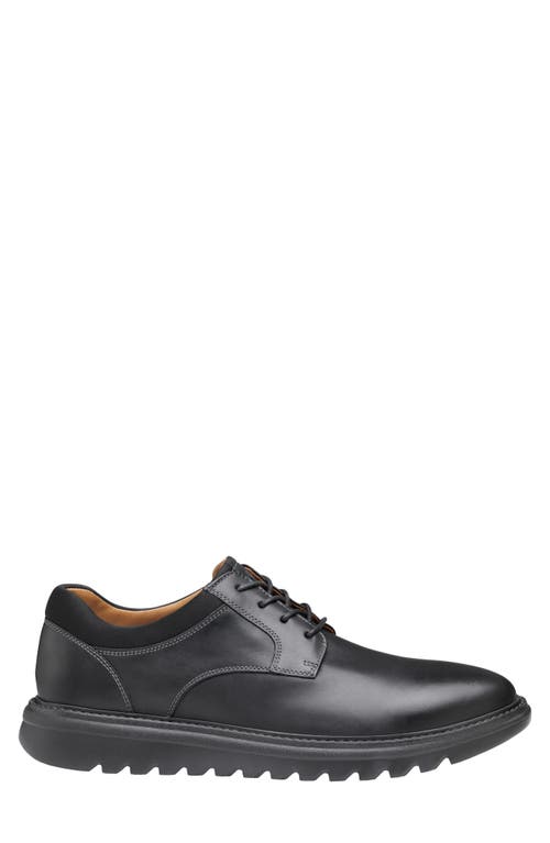 Johnston & Murphy All Good Plain Toe Derby In Black