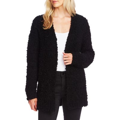 Vince Camuto Poodle Knit Cardigan, Black
