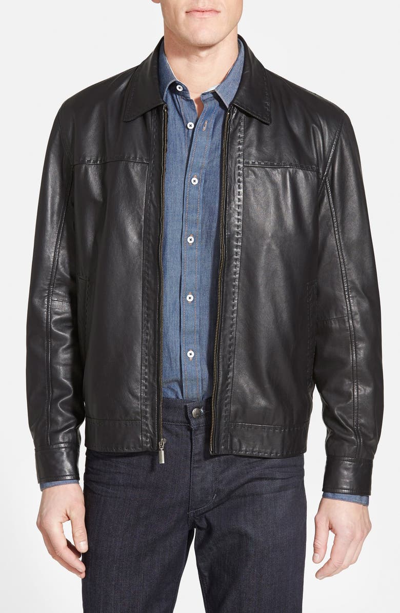 Missani Le Collezioni Leather Jacket | Nordstrom