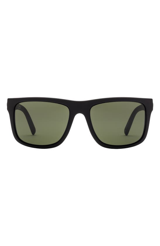 Electric Swingarm Xl 59mm Flat Top Sunglasses In Matte Black/ Grey ...