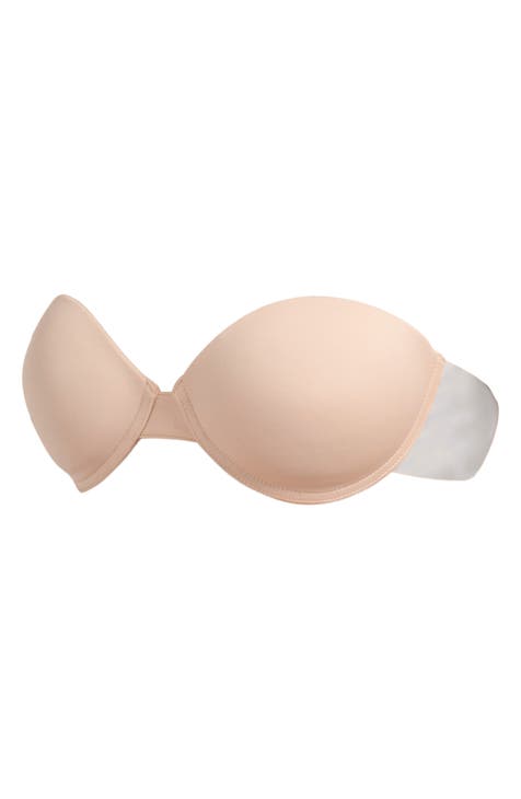 Go Bare Ultimate Boost Backless Strapless Reusable Adhesive Underwire Bra