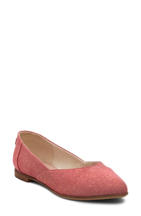 Toms Eve Flat In Pink Pink