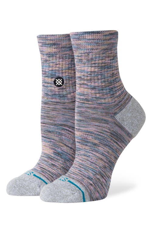 Stance Blended Quarter Socks in Lilacice at Nordstrom, Size Medium