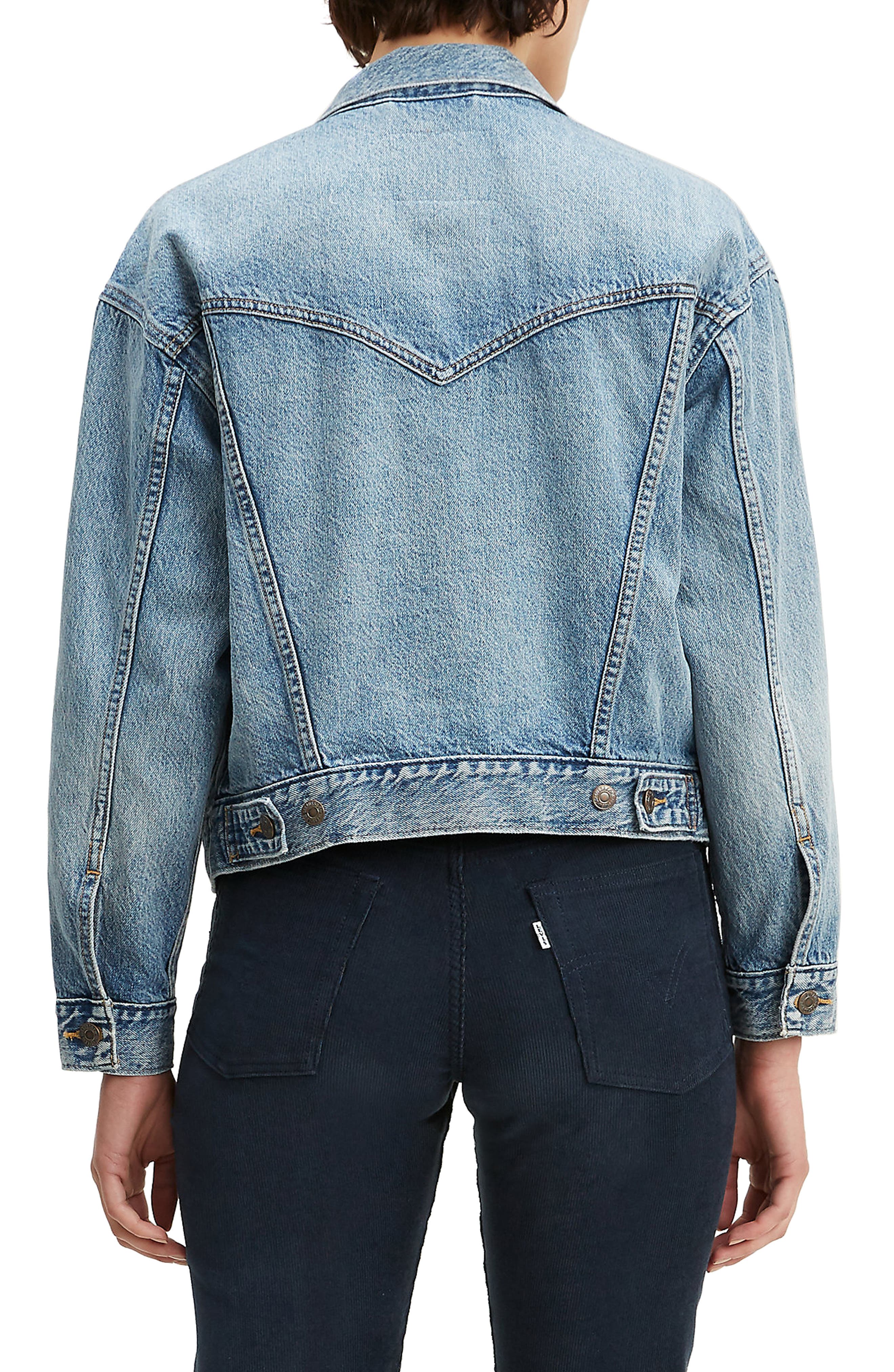 levi's slouch denim trucker jacket