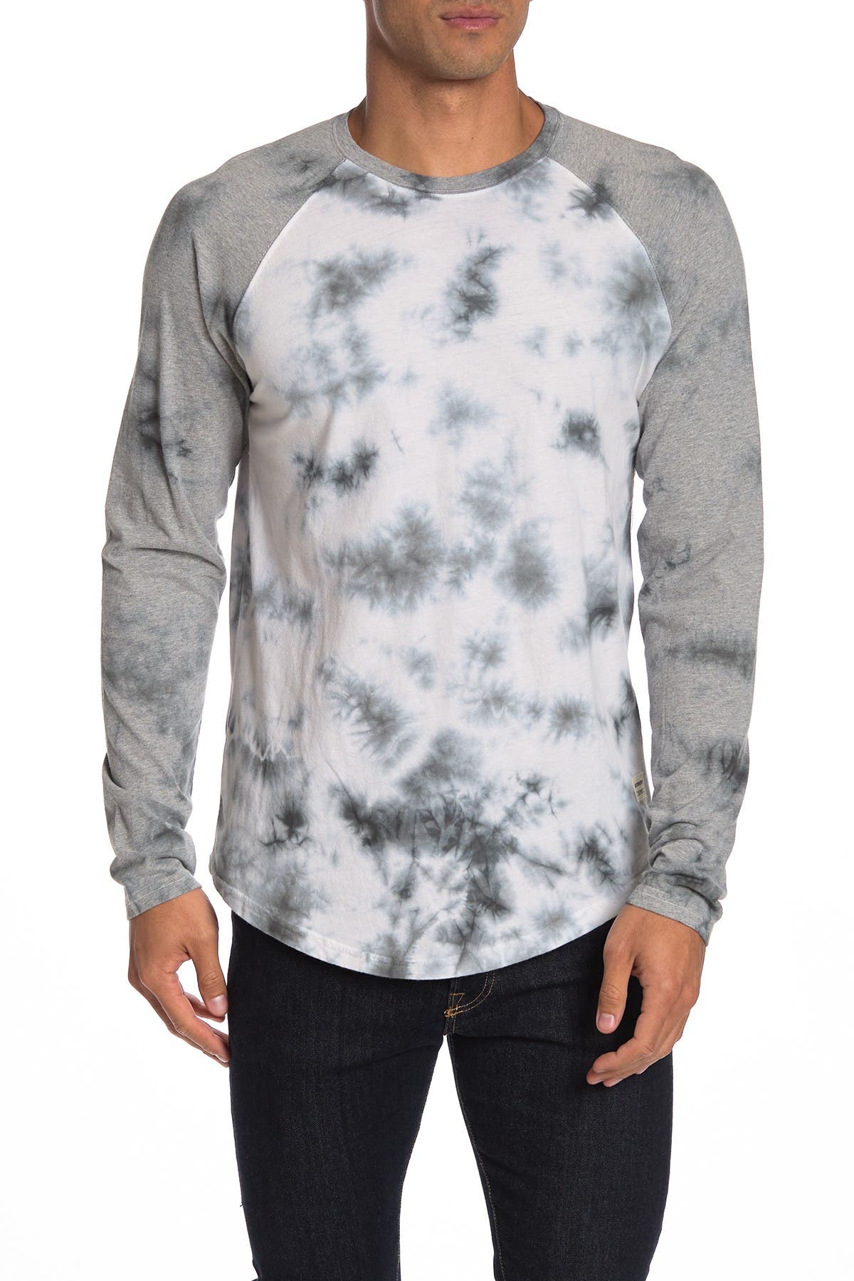 tie dye baseball t shirt