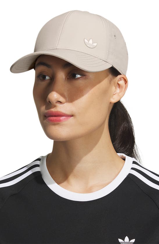 Shop Adidas Originals Adidas Luna Adjustable Baseball Cap In Wonder Beige