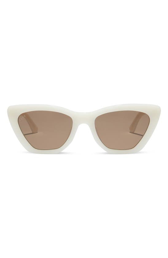 Shop Diff Camila 56mm Gradient Square Sunglasses In Ivory/ Brown