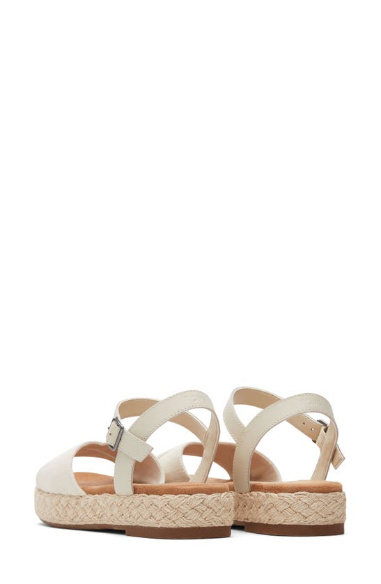 Shop Toms Abby Flatform Espadrille Sandal In Natural