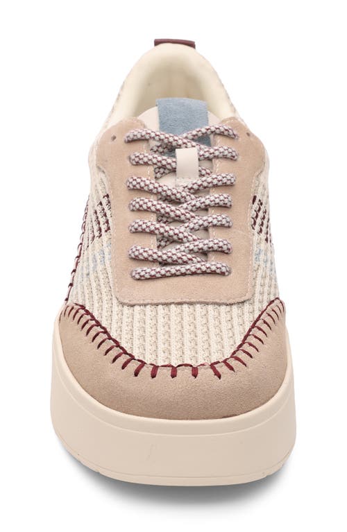 Sanctuary Peace Platform Sneaker In Cream/mushroom