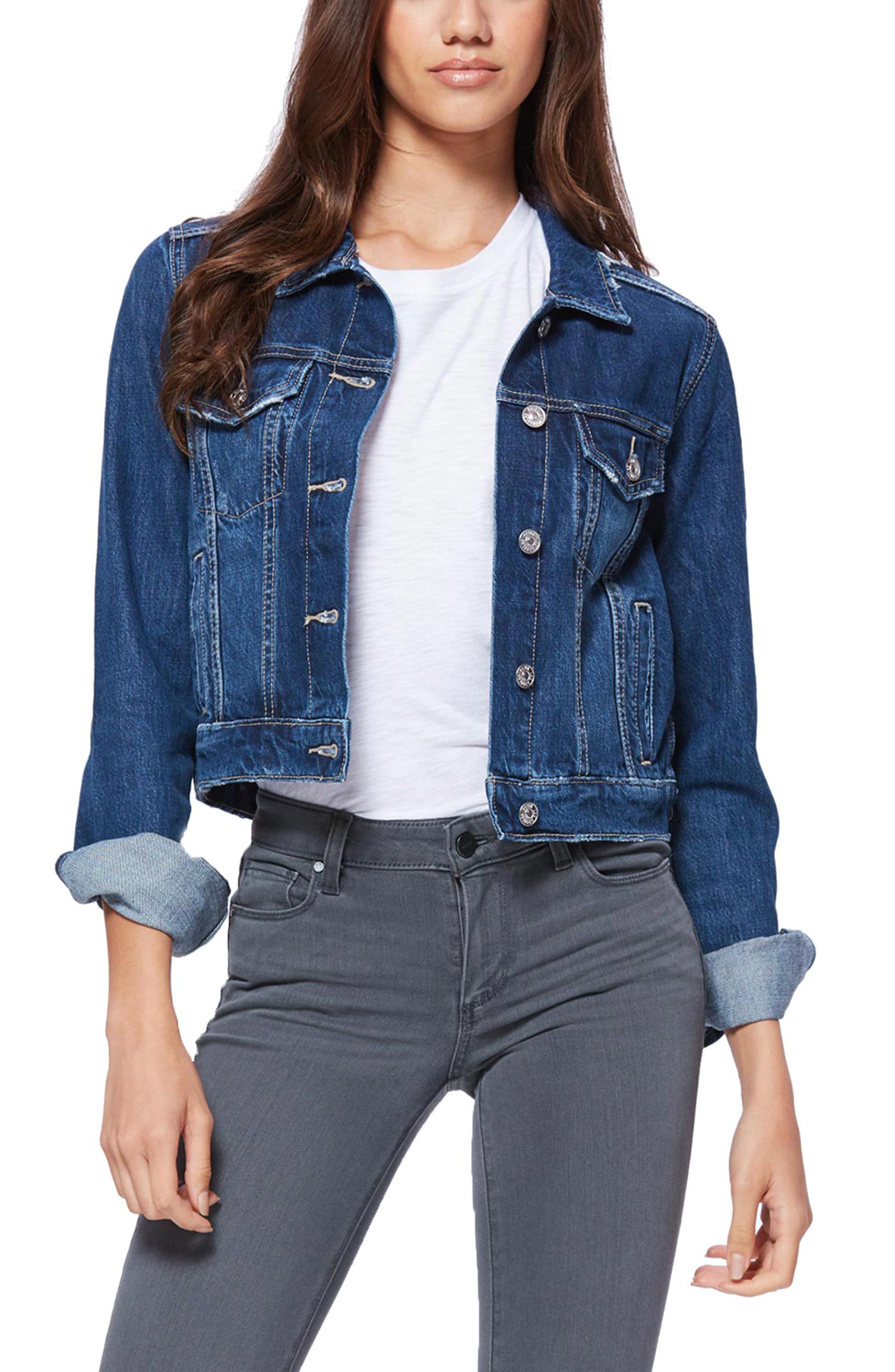 Paige Vivienne Denim Jacket In Sicily 