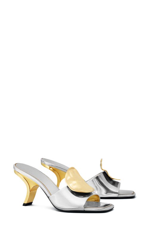 Tory Burch Patos Sandal In Metallic