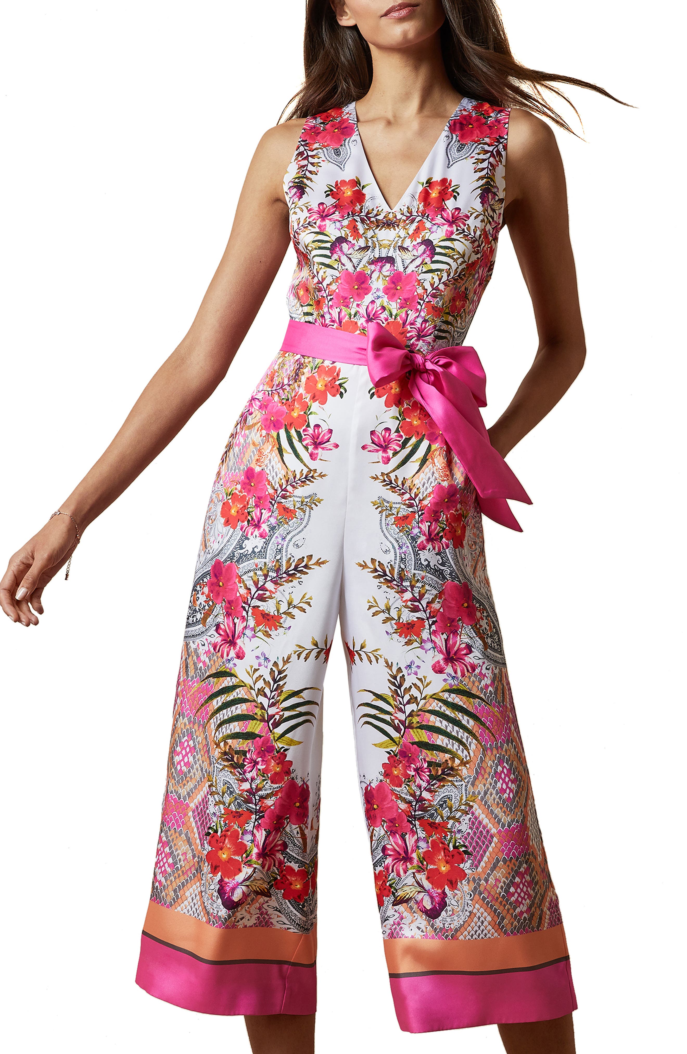 ted baker jumpsuit floral