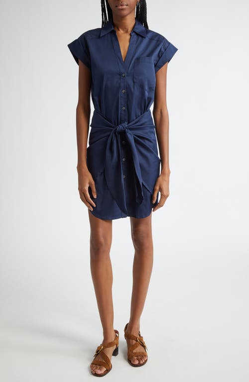 Veronica Beard Aimee Shirtdress Marine at Nordstrom,