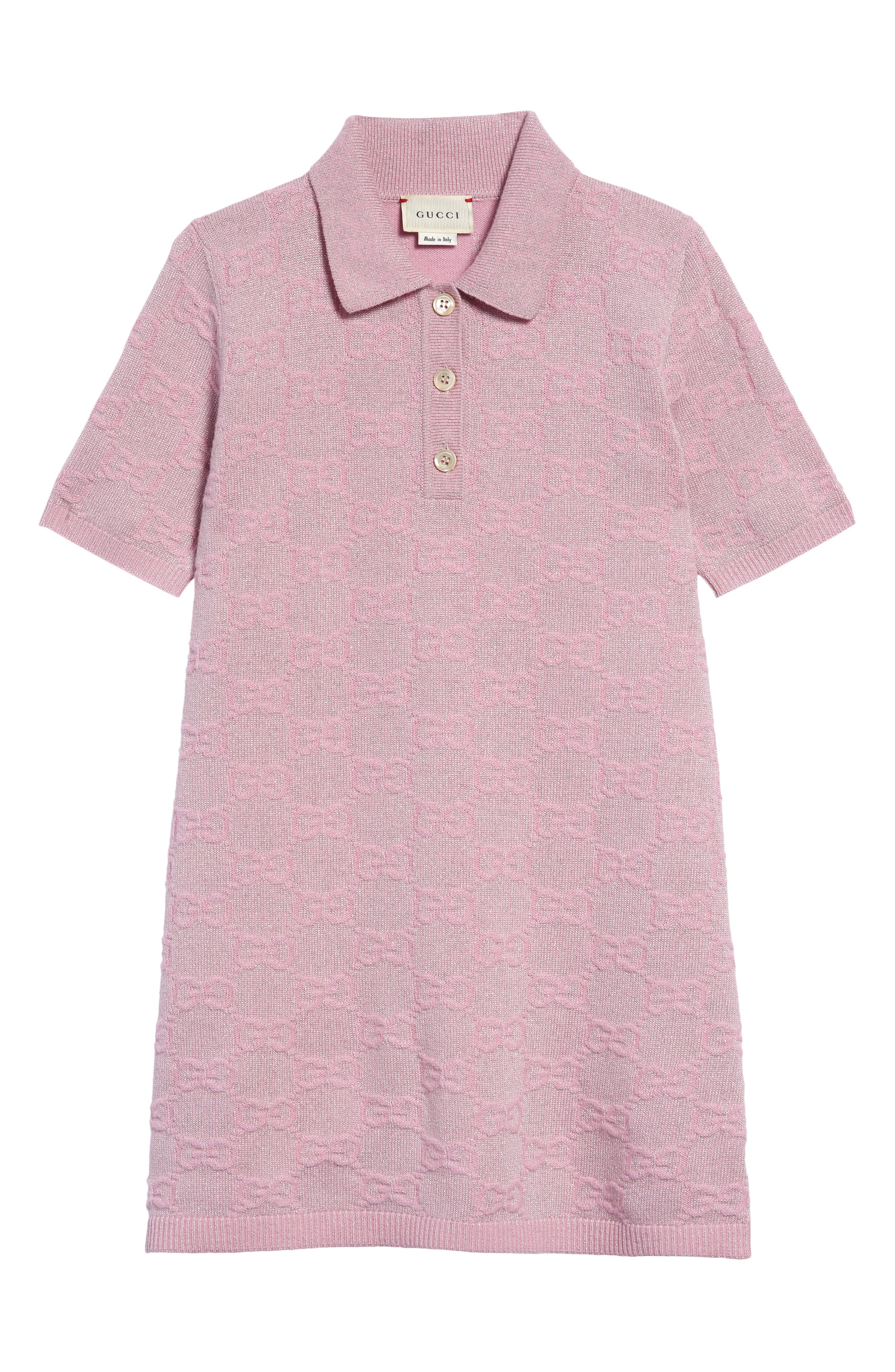 pink gucci polo