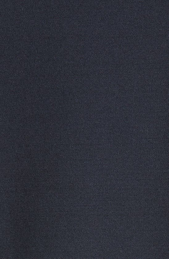 Lafayette 148 Mock Neck Short Sleeve Sweater In Ink