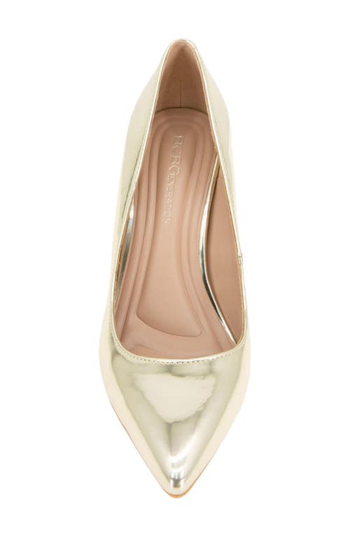 Bcbg Bissha Pointed Toe Pump In Platino